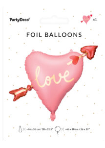 ballon coeur, ballon hélium, ballon Saint Valentin, décorations saint valentin