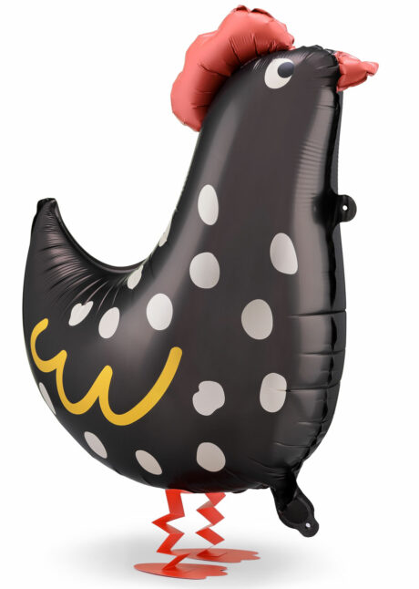 ballon coq, ballon poule, ballon marcheur, ballon helium, ballon baudruche, Ballon Marcheur, Coq, en Aluminium