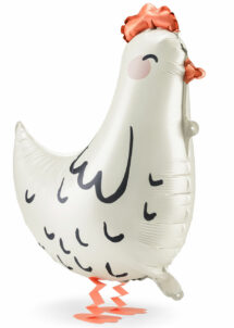 ballon marcheur, ballon poule, ballons animaux, Ballon Marcheur, Poule, en Aluminium