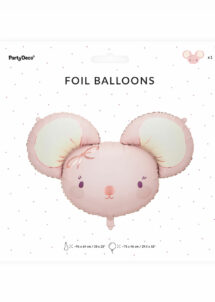 ballon souris bébé, ballon hélium, ballon baby shower, ballons animaux