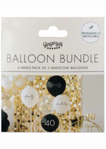 ballons 40 ans, anniversaire 40 ans, ballons hélium