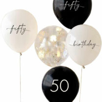 ballons 50 ans, anniversaire 50 ans, ballons hélium