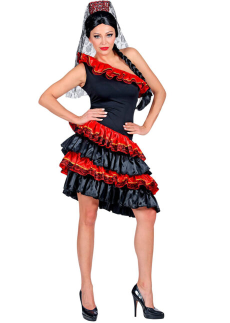 déguisement espagnole flamenco, costume danseuse espagnole, déguisement flamenco, déguisement danseuse espagnole, Déguisement d’Espagnole, Señorita