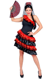 déguisement espagnole flamenco, costume danseuse espagnole, déguisement flamenco, déguisement danseuse espagnole, Déguisement d’Espagnole, Señorita