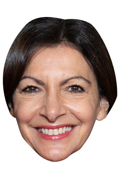 masque anne hidalgo, masques politiques, masques célébrités, Masque d’Anne Hidalgo