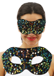 loup vénitien sequins, masque vénitien paillettes