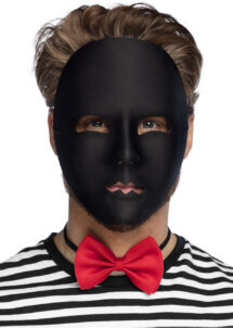 masque visage, masque de mime, masque visage entier, masque visage noir