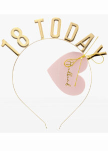 serre tête anniversaire, accessoire 18 ans, diadème anniversaire 18 ans