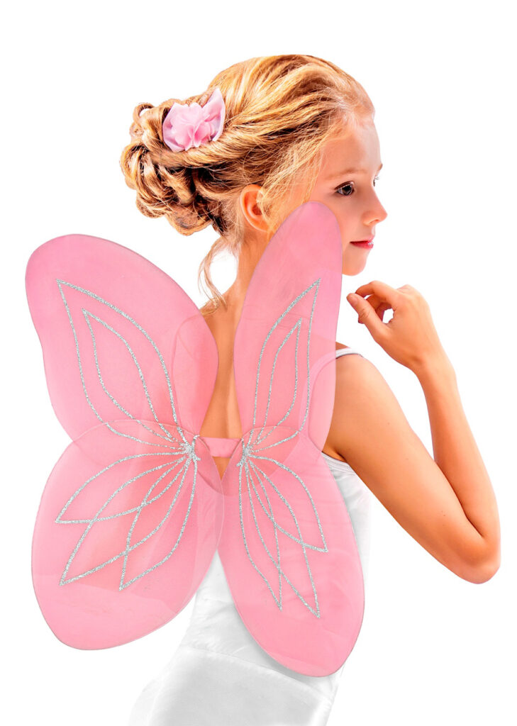 Ailes De Fée Blanches – Déguisement Enfant, Costume Fée, Taille Enfant Uniquement