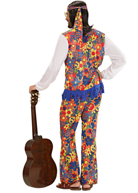 déguisement hippie homme, costume de hippie, déguisement peace and love, Déguisement de Hippie Fleurs