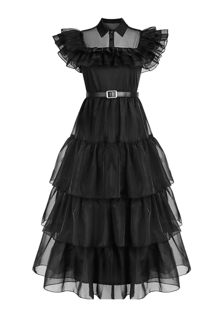 Mercredi Addams costume déguisement fille original Addams Family