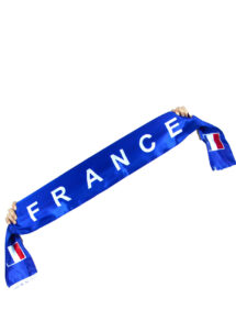 écharpe france, écharpe supporter équipe de france, écharpe France, Echarpe de Supporter France, Satin