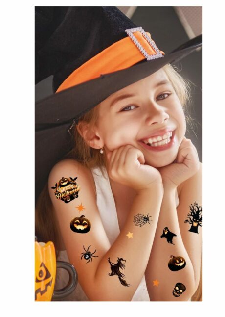 faux tatouages enfant, faux tatouages Halloween enfant, Faux Tatouages Halloween pour Enfant