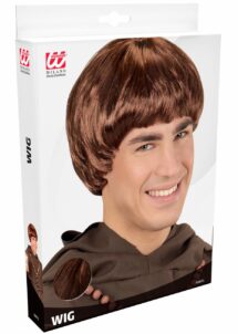 perruque de moine, perruque médiévale homme