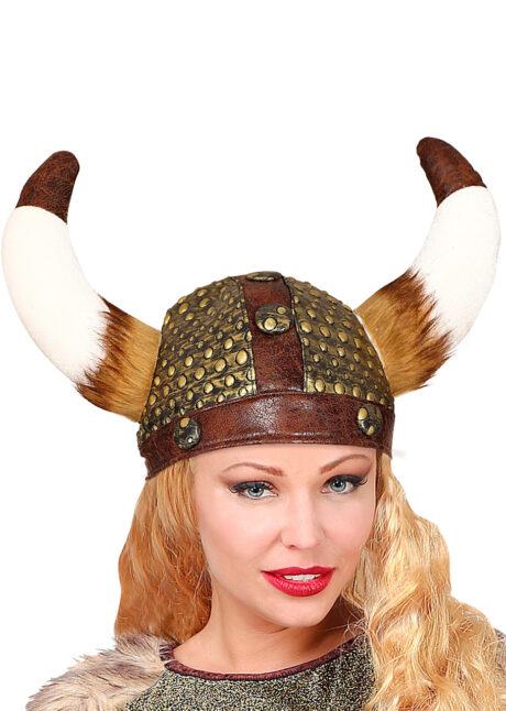 casque viking, casque à cornes, cornes de viking, Casque de Viking, Latex et Fausse Fourrure
