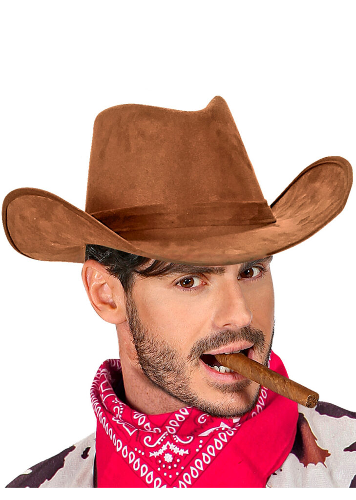 Chapeau de Cowboy Arkansas, Marron Aux Feux de la Fête Paris