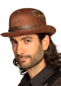 chapeau melon steampunk, chapeau steampunk, chapeau halloween