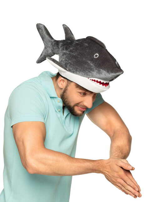 chapeau requin, chapeau poisson, thème de la mer, Chapeau Requin