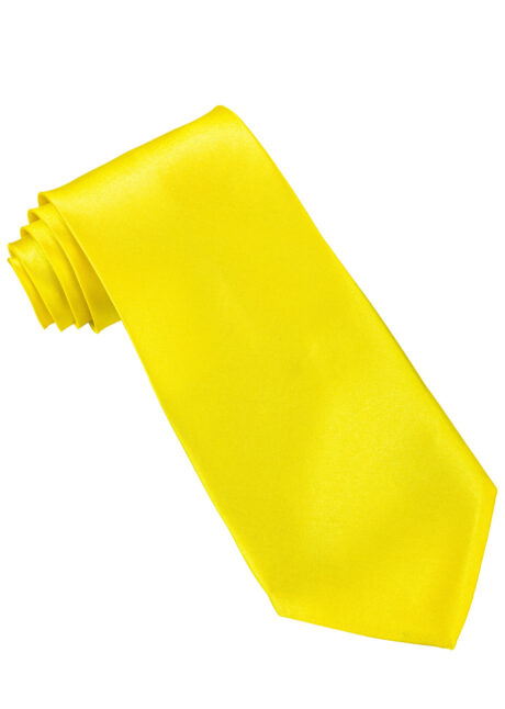 cravate jaune fluo, cravate jaune, cravate fluo, Cravate Fluo, Jaune