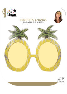 lunettes ananas, lunettes tropicales, lunettes Hawaï