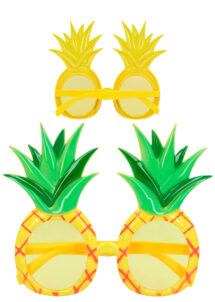 lunettes ananas, lunettes tropicales, lunettes Hawaï