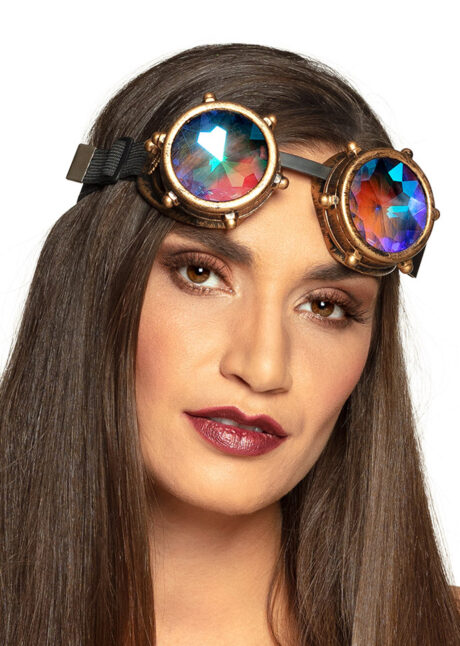 lunettes steampunk, accessoire steampunk, burning man, festival burning man, Lunettes Steampunk, Kaléidoscopes et Boulons