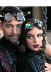 lunettes steampunk, accessoire steampunk, burning man, festival burning man