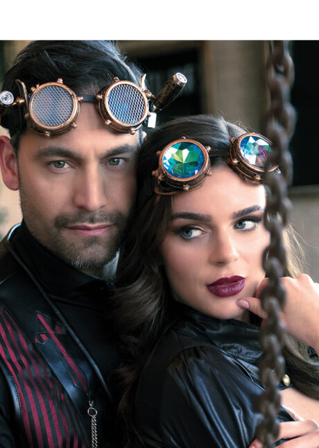 lunettes steampunk, accessoire steampunk, burning man, festival burning man, Lunettes Steampunk, Kaléidoscopes et Boulons