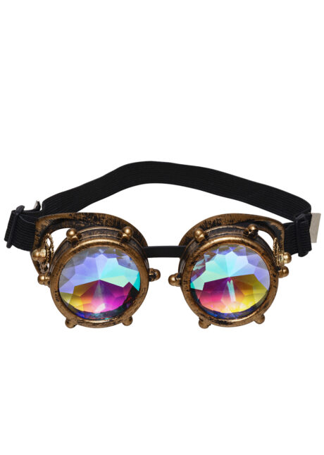 lunettes steampunk, accessoire steampunk, burning man, festival burning man, Lunettes Steampunk, Kaléidoscopes et Boulons