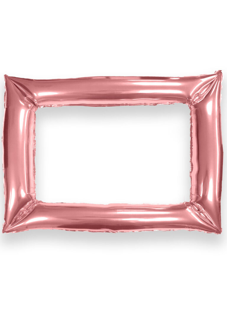 Cadre Photo Booth Gonflable, Rose Gold - Aux Feux de la Fête