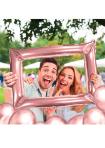 cadre gonflable, Photo Booth, cadre Photo Booth rose gold