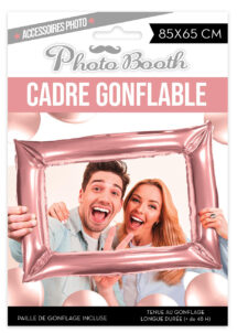 cadre gonflable, Photo Booth, cadre Photo Booth rose gold