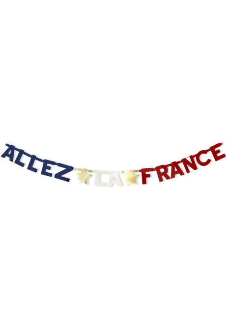 guirlande France, guirlande Allez la France, décorations France, Guirlande Allez la France, Lettres et Etoiles