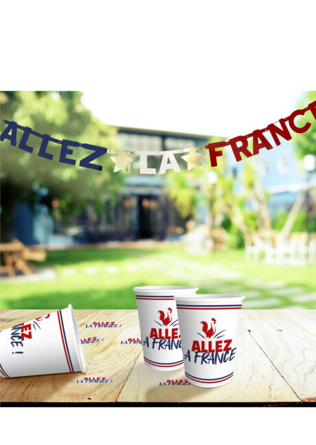 guirlande France, guirlande Allez la France, décorations France, Guirlande Allez la France, Lettres et Etoiles