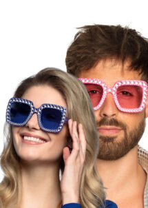 lunettes disco, lunettes paillettes, lunettes années 80