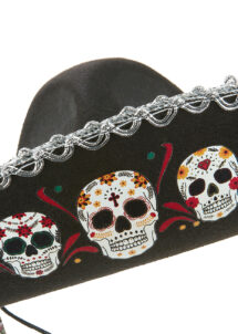 sombrero jour des morts, sombrero mexicain, chapeau jour des morts