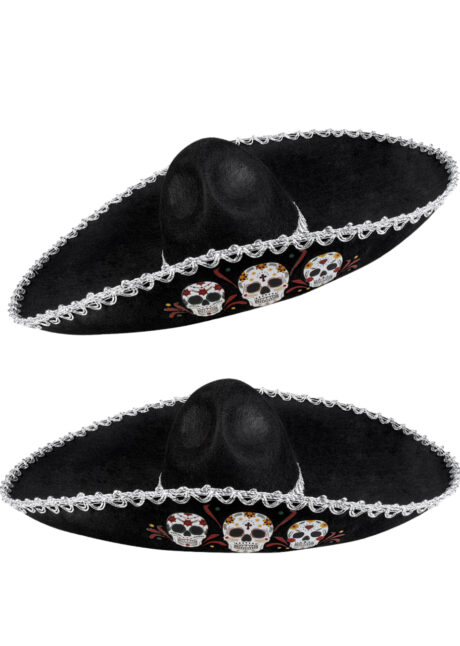 sombrero jour des morts, sombrero mexicain, Sombrero Mexicain, Jour des Morts