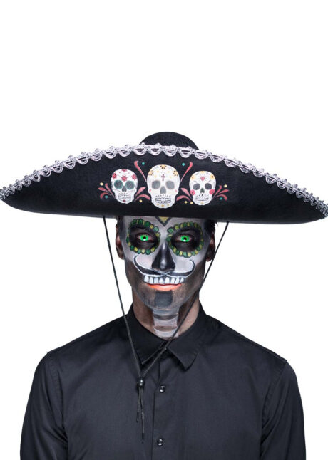 sombrero jour des morts, sombrero mexicain, Sombrero Mexicain, Jour des Morts