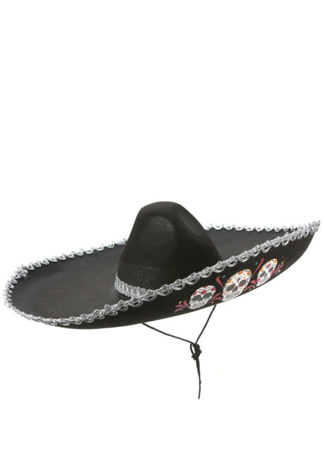 sombrero jour des morts, sombrero mexicain, chapeau jour des morts, Sombrero Mexicain, Jour des Morts