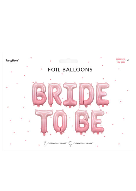 guirlande bride to be, ballons evjf, décorations evjf, ballons bride to be rose, Guirlande de Ballons Bride to Be, EVJF, Rose