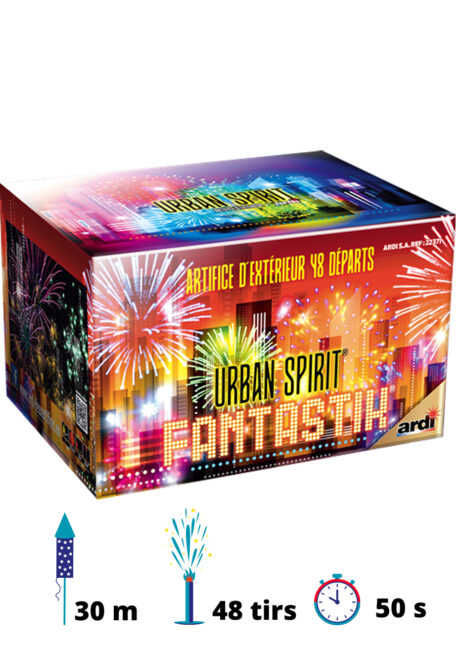 Feu d'Artifice Fire Pack - 3 feux Compact dans une boite