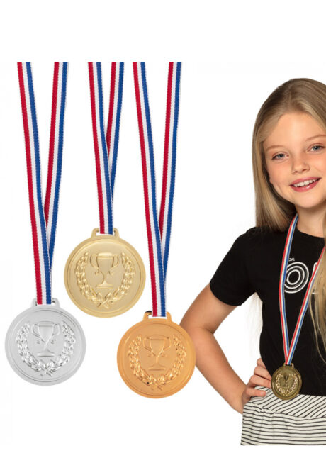médaille champion, médaille d'or, médaille d'argent, médaille de bronze, Médaille d’Or, d’Argent et de Bronze
