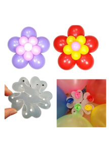 décoration fleur ballons, ballons fleurs, support pour décorations de ballons