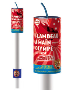 torche à main rouge, torche de stade, fumigène
