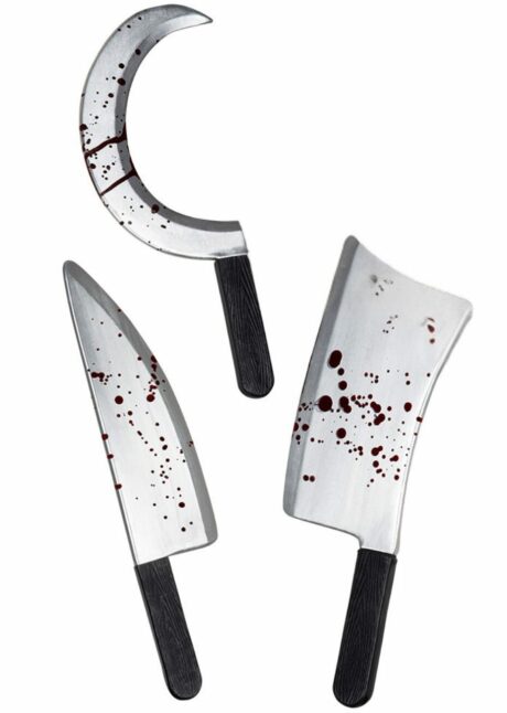 arme blanche factice, faux couteau sang, faux couteau Halloween, Arme Blanche Factice avec Faux Sang