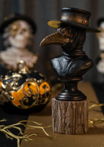 décoration halloween, statue halloween, docteur de la peste