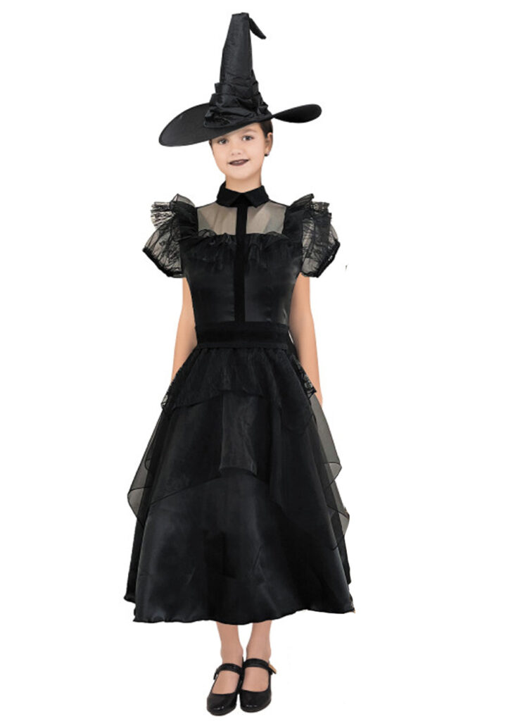 D?�guisement Mercredi Addams, Robe de Bal - Aux Feux de la F??te - Paris
