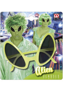lunettes alien, lunettes vertes, extraterrestres