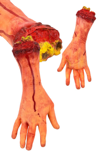 main coupée Halloween, main arrachée Halloween, fausse main, Fausse Main Taille Réelle, Zombie