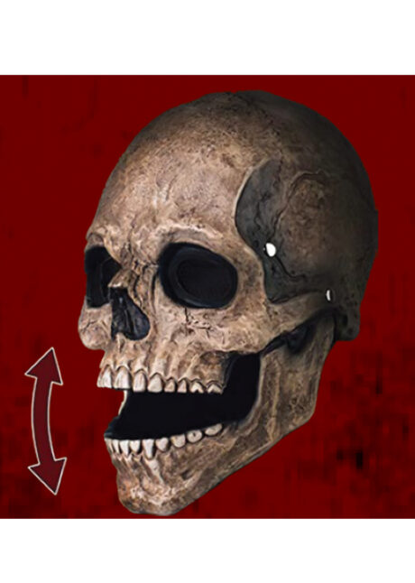 masque tête de mort, masque squelette, masque halloween, Masque de Squelette, Bouche Mobile, en Latex